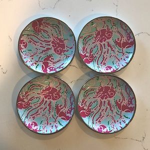 Lilly Pulitzer Ceramic Coasters Jellies Be Jammin